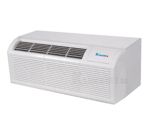 Klimaire 12000 Btu PTAC Heat Pump Air Conditioner with Back Up 3 kW Electric Heater On Sale