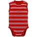 sleeveless striped bodysuit