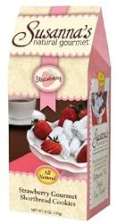 Susanna's Natural Gourmet Strawberry Shortbread Cookies - 6 oz