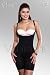 Vedette 705: Total Compression Mid-Thigh Body Shaper (Black/Large)