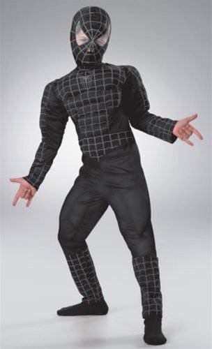 Kids Deluxe Black Spiderman 3 Costume