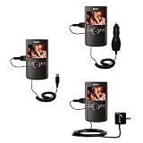 Deluxe Kit for the Kodak Zi8 Pocket Video Camera includes a USB cable with Car and Wall Charger - uses Gomadic TipExchange Technology