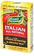 Good Seasons Salad Dressing & Recipe Mix, Italian All-Natural, 2 ct (Quantity of 4)