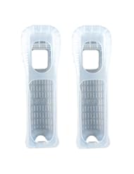 Personal Computer: BELPAIR 2X Silicone Skin Case Cover For Nintendo Wii Remote Controller without motion plus - Jadebones