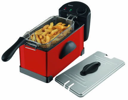 Elgento E17001R 3 Litre S/S fryer red R.R.P £49.99 New