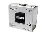Sony Hi-md Mini Discs for Music & Data 1gb hmd1ga x 5 pack
