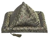 Peeramid Bookrest Pillow Asian Green Pattern