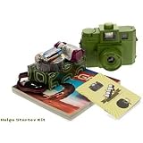 Holga Colorflash, 120 Medium Format Camera Starter Kit - New Version - Green Finish