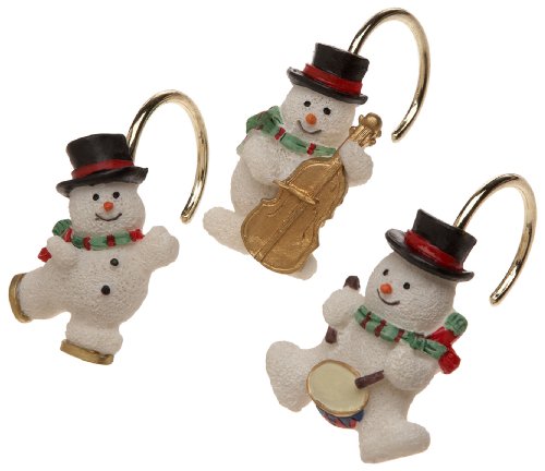 Carnation Home Fashions Snow Curtain Hooks