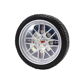 Click here to buy Equity 25510 10-Inch Tire Wall Clock by Equity Time.