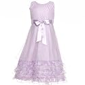 Plus Size Girls Special Occasion LAVENDER Dress PEACHY KIDS 10.5-20.5