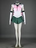 Japanese Anime Sailor Moon Cosplay Costume - Sailor Jupiter Kino Makoto Uniform 1st Version Set Medium
