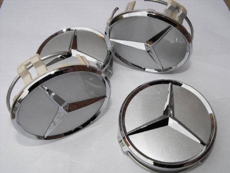 C E S ML SLK CLK CLASS MERCEDES BENZ WHEEL CENTER HUB CAPS Matte