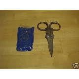8cm Metal Folding Scissors - Pocket Purse Keyring Craft'