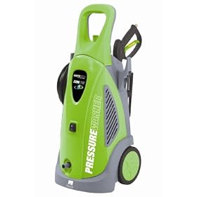 Earthwise PWO2200 2,000 PSI 1.6 Gallons Per Minute Electric Pressure Washer With 30-Foot Hose And Detergent Tank