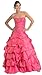 Ball Gown Strapless Formal Prom Dress #557 (18, Fuchsia)