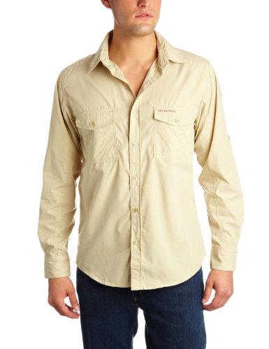 Craghoppers Herren Wovens Shirt Kiwi Long-Sleeve, oatmeal, XXL, CMS338 70U90 Preisvergleich