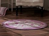 Plumeria Round Rug
