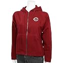 antigua Cincinnati Reds Red Ladies Full Zip Hoody Sweatshirt