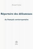 Répertoire des délicatesses du français contemporain (Fiction) Image du produit