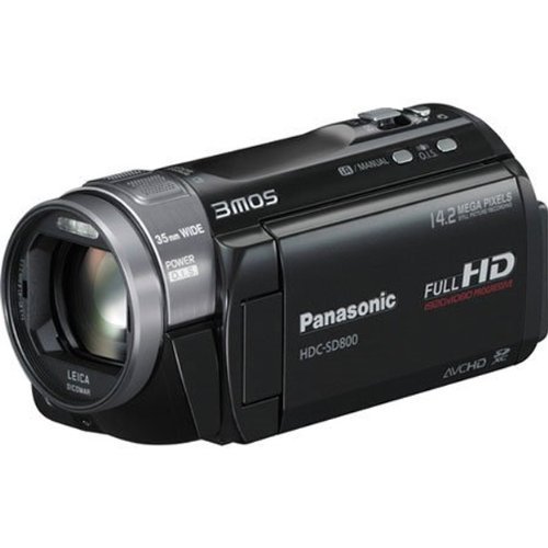 Panasonic HDC-SD800K 3 MOS Twin Memory 3D Compatible Camcorder (Black)