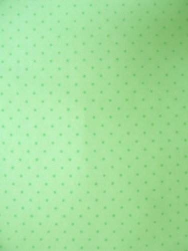 Picture of Cozy SheetWorld Fitted Pack N Play (Graco Square Playard) Sheet - Flannel - Green Dot - Made In USA PP3636-F326 (Playard Bedding)