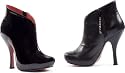 Penthouse Shoes Women's PH423-RAQUEL 4.5" Ankle Bootie With 0.75" Concealed Platform