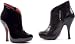 4.5 Inch Ankle Bootie Women'S Size Shoe With 0.75 Inch Concealed Platform