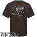 Old Time Hockey Pittsburgh Penguins Brown Full Front Zamboni T-shirt