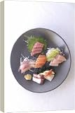 Box Canvas Print of Plate of raw fish from Robert Harding