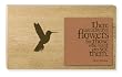 Always Flowers Quote Wooden Cedar Decorative Garden Sign