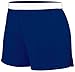 Soffe Girls' Authentic Cheer Short, Navy, Large (1-Pack)