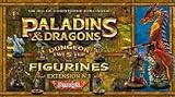 Dungeon Twister Miniatures: Green Paladins & Dragons Set (8)