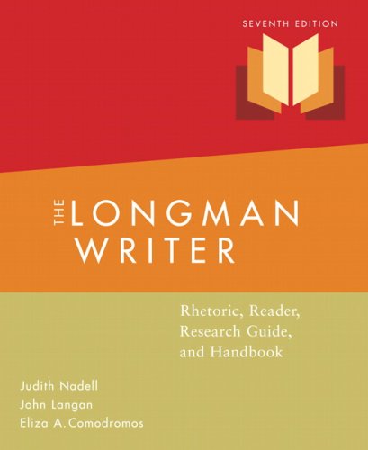 The Longman Writer: Rhetoric, Reader, Research Guide, and Handbook (7th Edition) (MyCompLab Series) under The Books Store