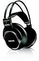Philips SHP 9000 HighEnd HiFi Kopfhörer (50mm Neodyn-Lautsprechertreiber & ultrabreiter Freqeunzgang (5-40.000 Hz) Goldstecker) schwarz