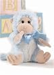 Goo Goo 7" Easter Blue Plush Stuffed Animal Gorilla Baby Shower Gift by Bearington