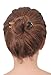 Marycrafts Horn Simple Small Hair Fork, Hairpick Hair Accessories, Hair Jewelry Handmade 3