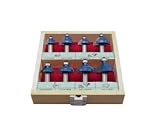 Woodline USA WL-2016 8-Piece 1/2-Inch Shank Classical Edge Set