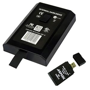 250G HDD Hard Disk Drive For Microsoft Xbox 360 Slim with USB 2.0 AGPtek All-in-One Card Reader