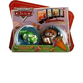World Of Cars Mini Adventures /> Lighting McQueen & Mater Easter Edition   Vehicle 2-Pack” /></a></p>
<p>  Assorted set: Check Comments for car selections. 2 pack sets include: Sarge/ Fillmore,or Ramone/ Flo, or Lightning McQueen/ Mater. Each set comes with 2 cars characters and 1 egg. Special paint just for the spring. Collect all 3 special sets</p>
<p>   <a href=