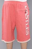 Crooks and Castles The Speckled Shorts in Red,Shorts for Men