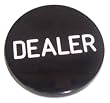 Dealer Button Engraved (Black)