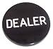 Dealer Button Engraved (Black)