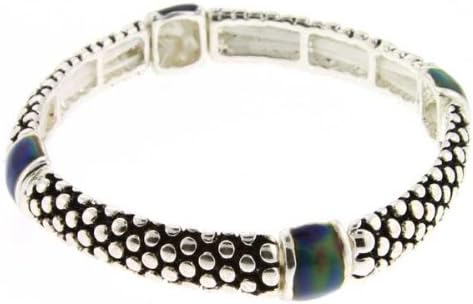 Mood Stone Bangle Bracelet, 2.75 Inches Diameter