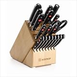 Wusthof CLASSIC 20-Piece Block Set Cutlery - Black
