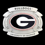 Georgia Bulldogs NCAA Oversized Belt Buckle