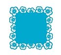 Martha Stewart Crafts Punch Around the Page, Pansy Edge Punch