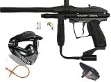 Paintball Kingman Spyder Xtra 2007 Paintball Gun - Black- Electronic Loader- Anti Fog Mask