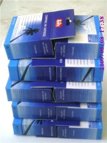 Epson 69 compatible ink cartridges 10pk (4B/2C/2Y/2M) for use with Epson cx9400f, cx8400, cx7450, cx7400, cx7000f, cx6000, cx5000, cx5000v, and NX400