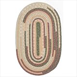 IMAGE OF Quilter's Choice Desert Braided Rug Size: 5' x 7' Oval